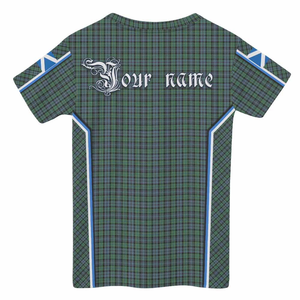 Arbuthnot Tartan Crest Kid T-shirt Scotland Coat of Arm Flag Style - Tartan Vibes Clothing