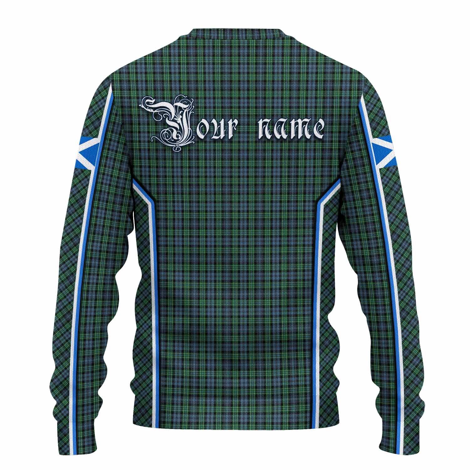 Arbuthnot Tartan Crest Knitted Sweater Scotland Coat of Arm Flag Style - Tartan Vibes Clothing