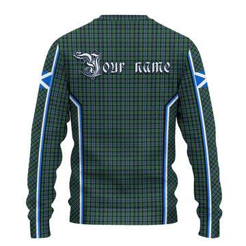 Arbuthnot Tartan Crest Knitted Sweater Scotland Coat of Arm Flag Style - Tartan Vibes Clothing