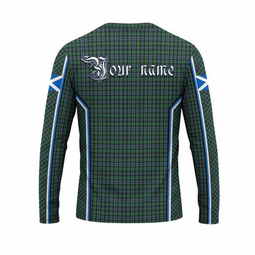 Arbuthnot Tartan Crest Long Sleeve T-Shirt Scotland Coat of Arm Flag Style - Tartan Vibes Clothing