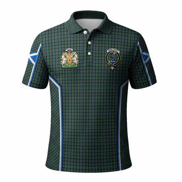 Arbuthnot Tartan Crest Polo Shirt Scotland Coat of Arm Flag Style - Tartan Vibes Clothing