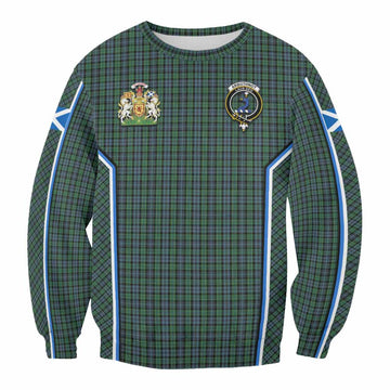 Arbuthnot Tartan Crest Sweatshirt Scotland Coat of Arm Flag Style - Tartan Vibes Clothing