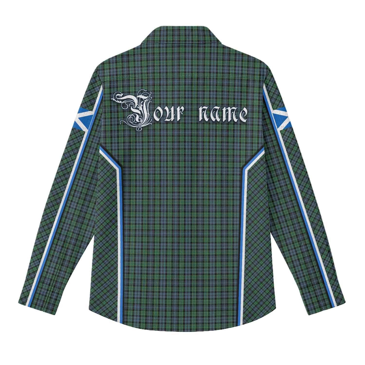 Arbuthnot Tartan Crest Women Casual Shirt Scotland Coat of Arm Flag Style - Tartan Vibes Clothing