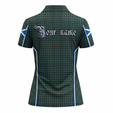 Arbuthnot Tartan Crest Women's Polo Shirt Scotland Coat of Arm Flag Style - Tartan Vibes Clothing