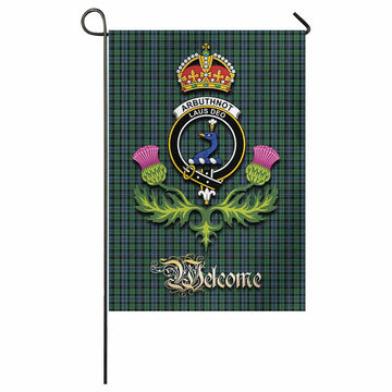 Arbuthnot Tartan Family Crest Garden Flag Royal Thistle Welcome Style - Tartan Vibes Clothing