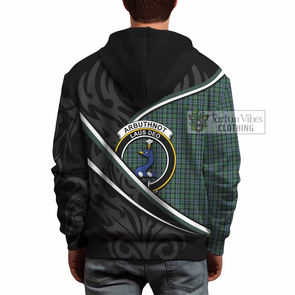 Arbuthnot Tartan Family Crest Hoodie Celtic Scottish Thistle Floral - Tartan Vibes Clothing