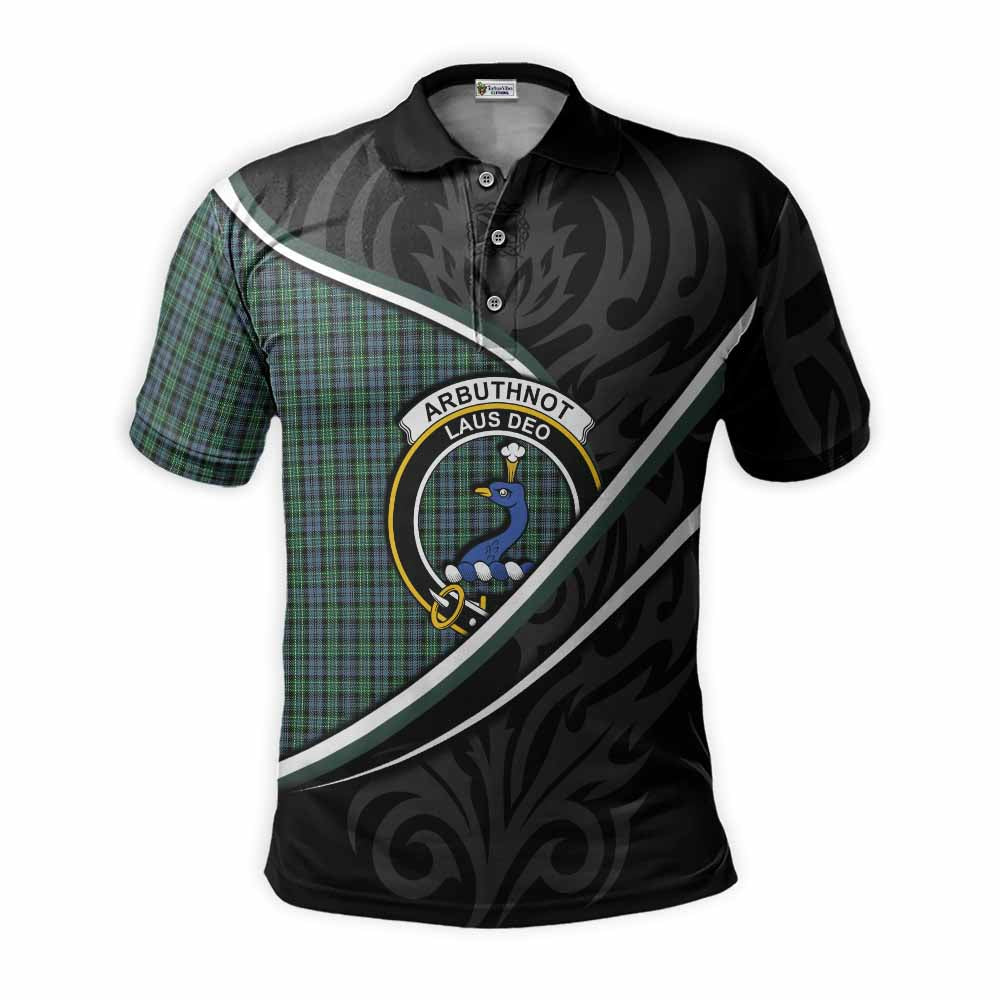 Arbuthnot Tartan Family Crest Polo Shirt Celtic Scottish Thistle Floral - Tartan Vibes Clothing