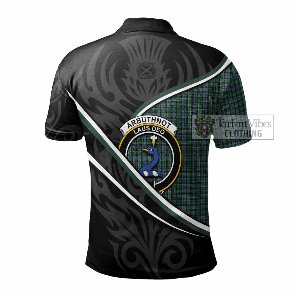 Arbuthnot Tartan Family Crest Polo Shirt Celtic Scottish Thistle Floral - Tartan Vibes Clothing