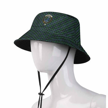 Arbuthnot Tartan Fishing Hat with Family Crest