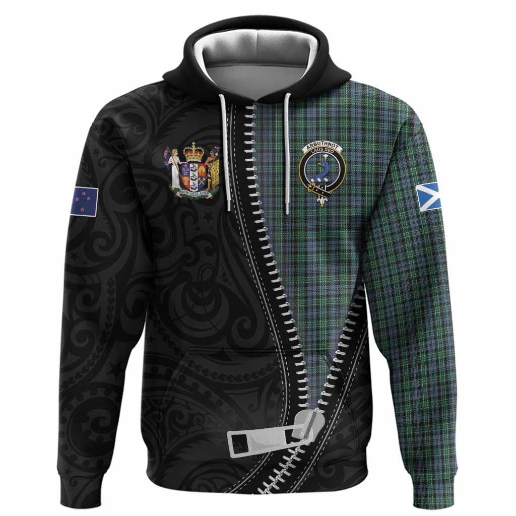 Arbuthnot Tartan Hoodie New Zealand Pattern Unique Zipper Stylized