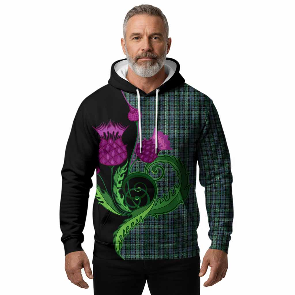 Arbuthnot Tartan Hoodie Traditional Scottish Thistle