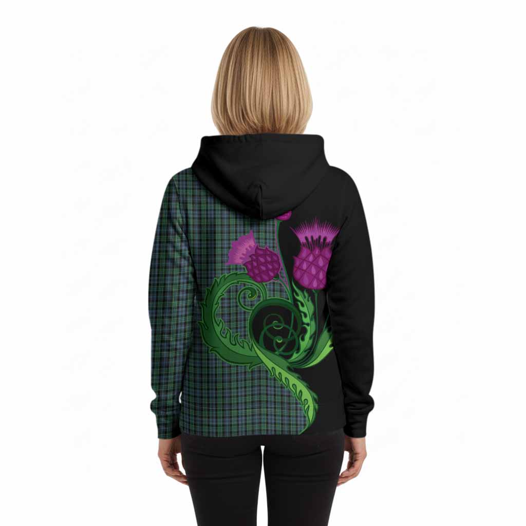 Arbuthnot Tartan Hoodie Traditional Scottish Thistle
