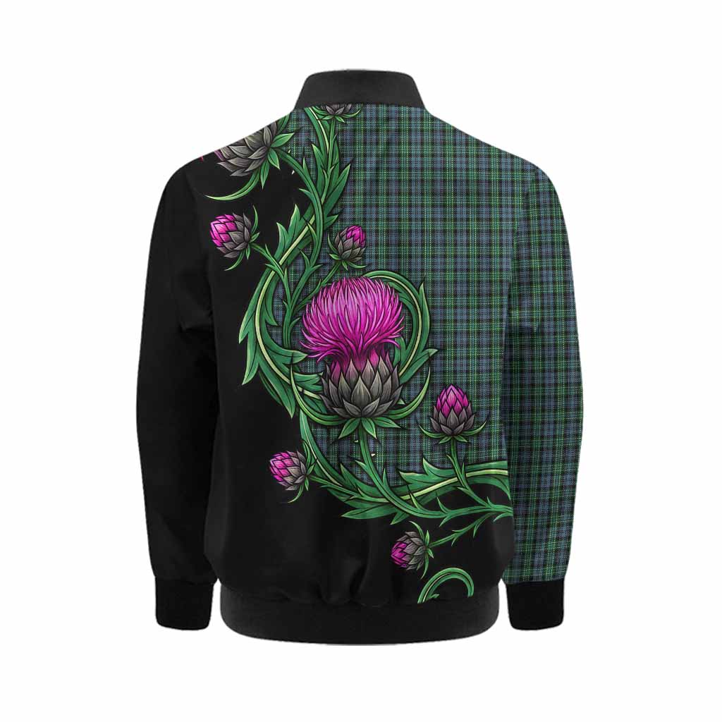 Arbuthnot Tartan Kid Bomber Jacket Resilient Scottish Thistle Kid - Tartan Vibes Clothing