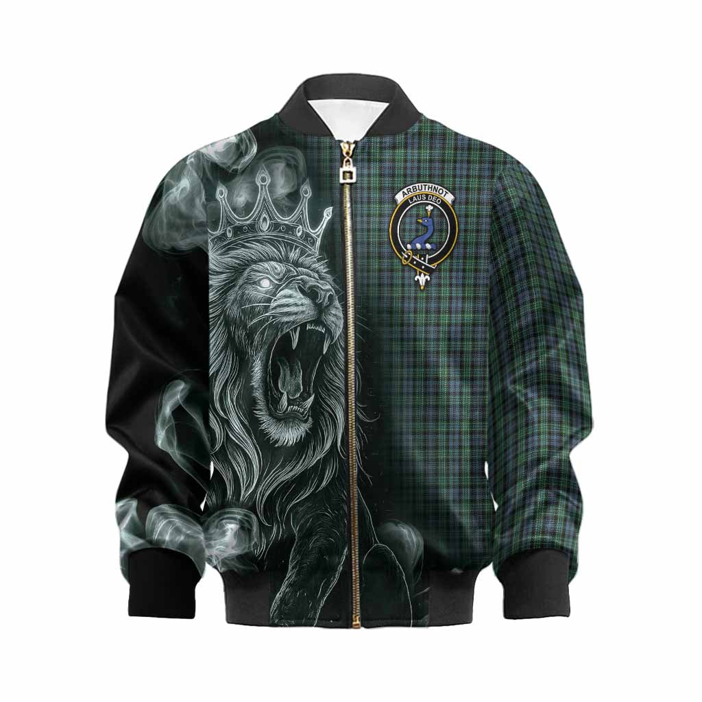 Arbuthnot Tartan Kid Bomber Jacket Roaring Lion Heritage