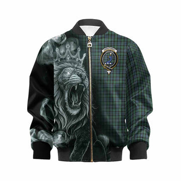 Arbuthnot Tartan Kid Bomber Jacket Roaring Lion Heritage