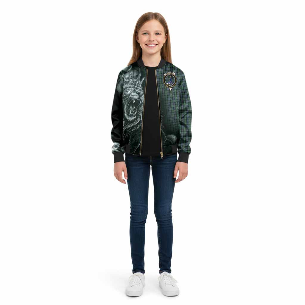 Arbuthnot Tartan Kid Bomber Jacket Roaring Lion Heritage