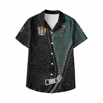 Arbuthnot Tartan Kid Hawaiian Shirt New Zealand Pattern Unique Zipper Stylized