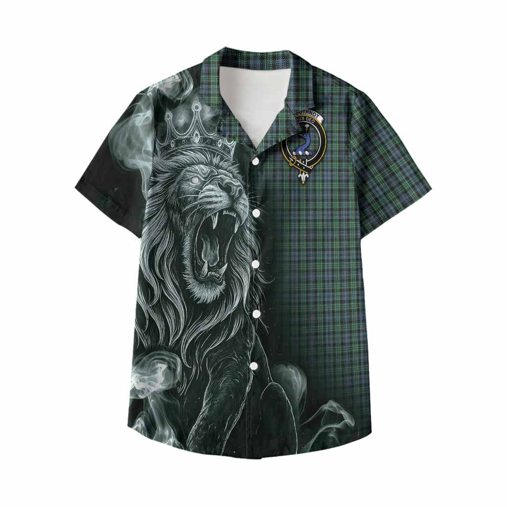 Arbuthnot Tartan Kid Hawaiian Shirt Roaring Lion Heritage