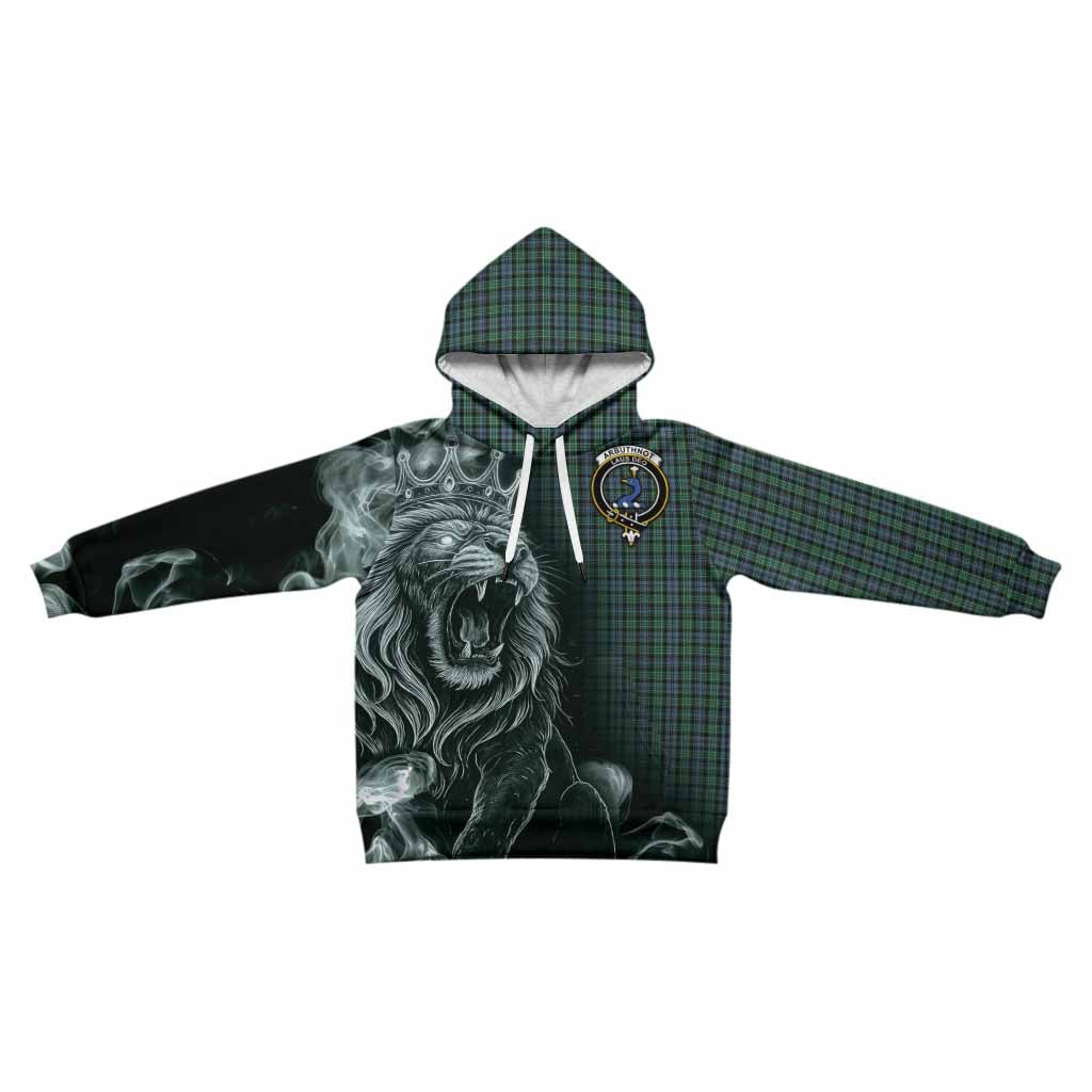 Arbuthnot Tartan Kid Hoodie Roaring Lion Heritage