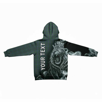 Arbuthnot Tartan Kid Hoodie Roaring Lion Heritage