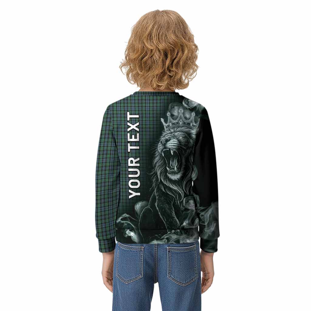 Arbuthnot Tartan Kid Knitted Sweatshirt Roaring Lion Heritage