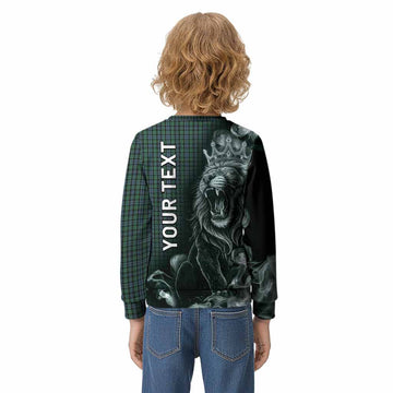 Arbuthnot Tartan Kid Knitted Sweatshirt Roaring Lion Heritage