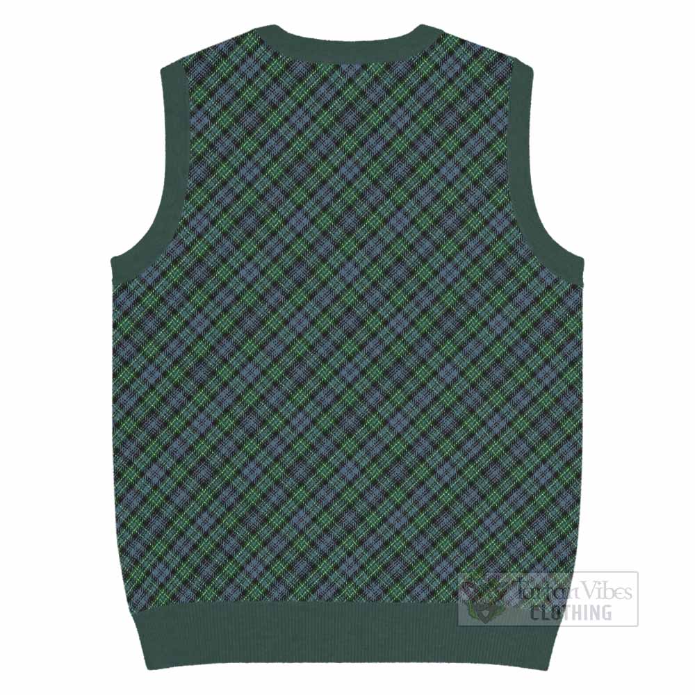 Arbuthnot Tartan  Knitted V-Neck Vest Cross Style