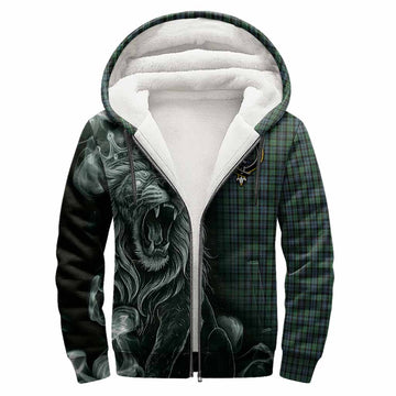 Arbuthnot Tartan Sherpa Hoodie Roaring Lion Heritage