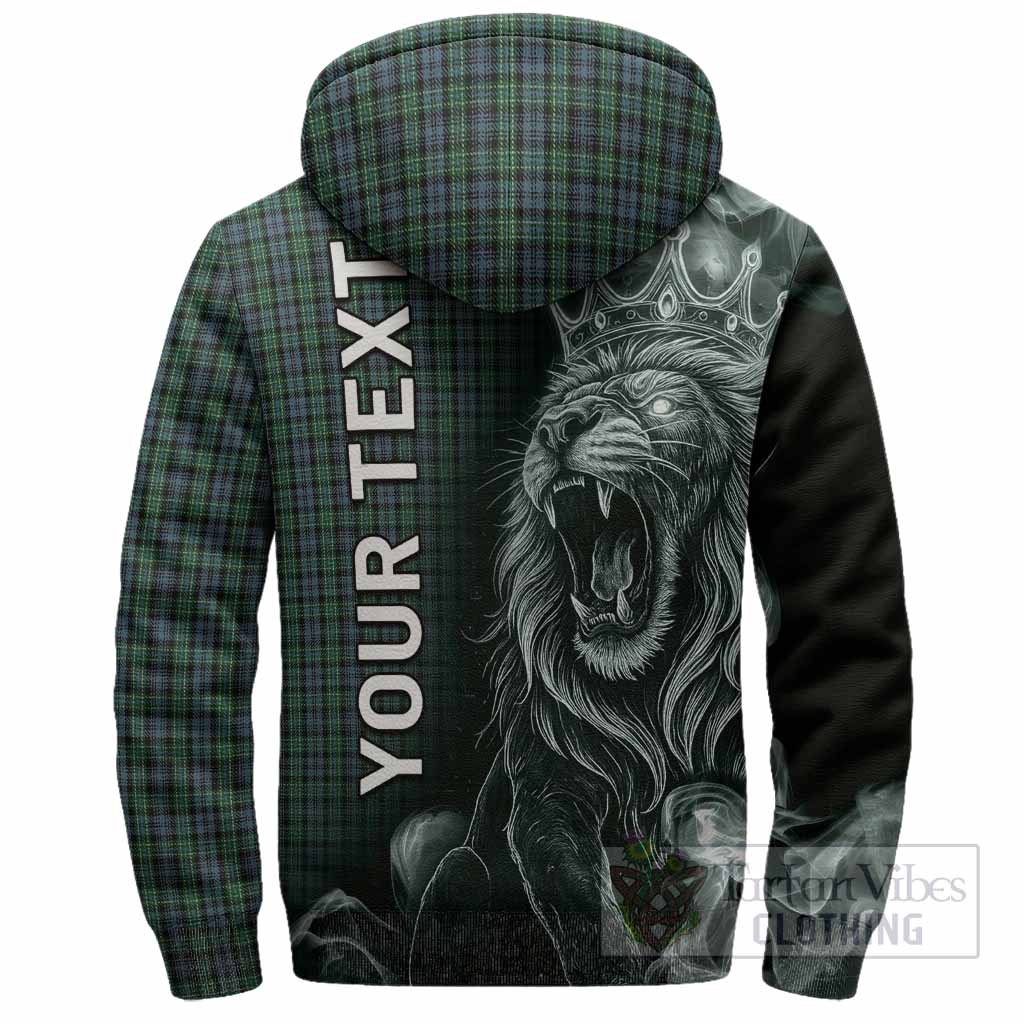 Arbuthnot Tartan Sherpa Hoodie Roaring Lion Heritage