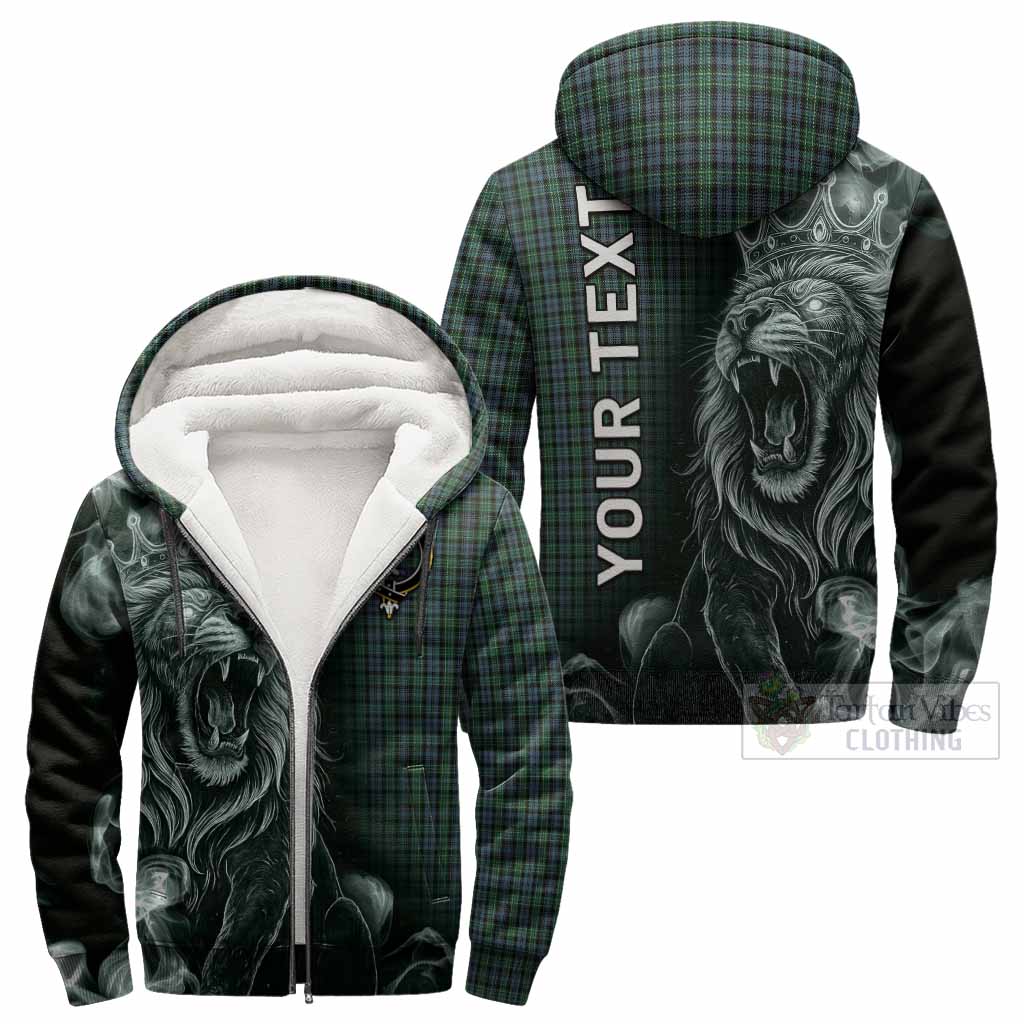 Arbuthnot Tartan Sherpa Hoodie Roaring Lion Heritage