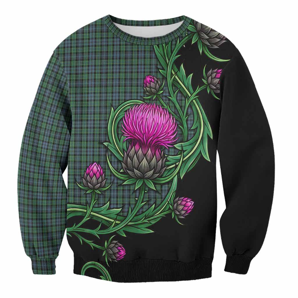 Arbuthnot Tartan Sweatshirt Resilient Scottish Thistle Unisex - Tartan Vibes Clothing