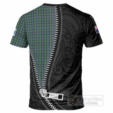 Arbuthnot Tartan T-Shirt New Zealand Pattern Unique Zipper Stylized