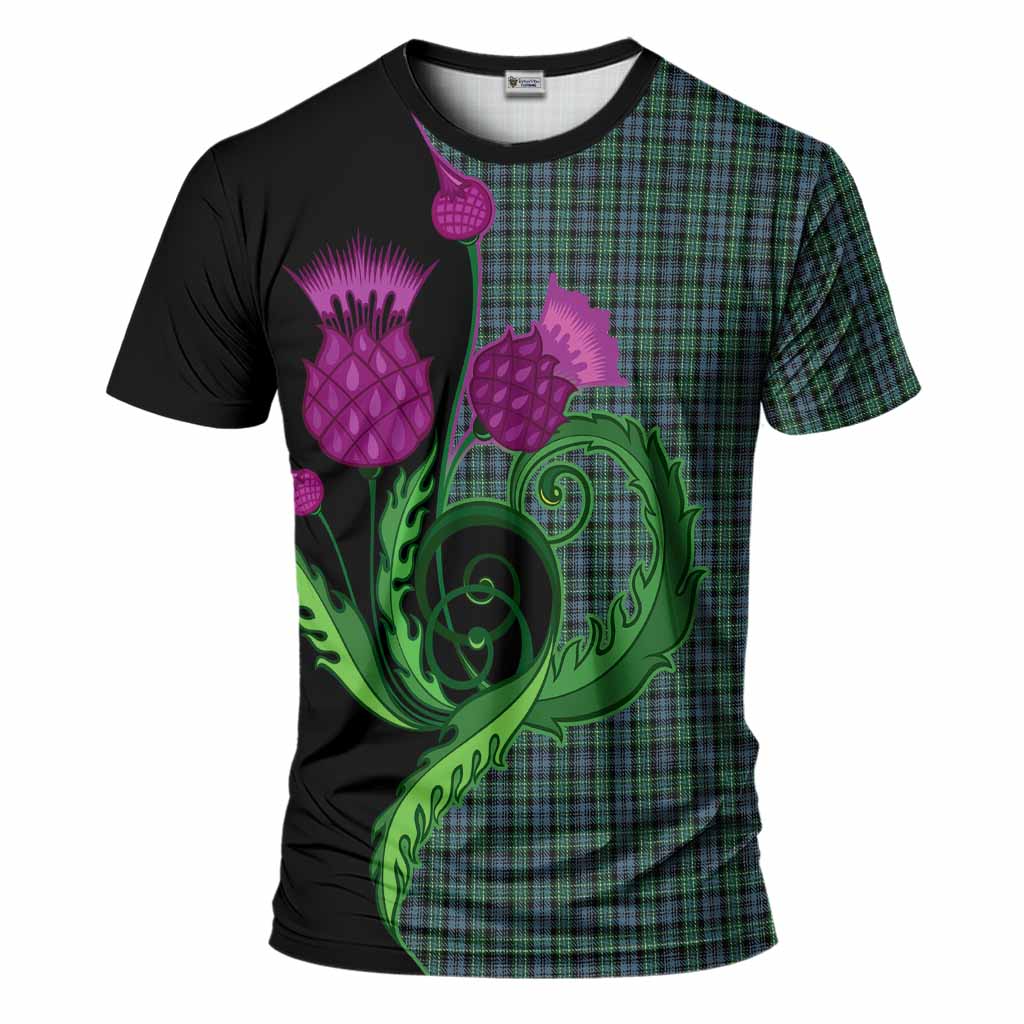 Arbuthnot Tartan T-Shirt Traditional Scottish Thistle