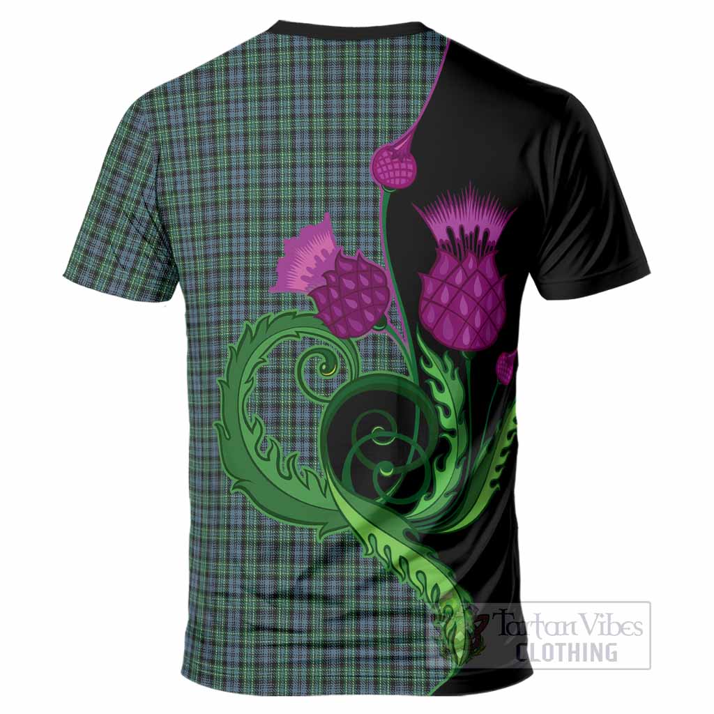 Arbuthnot Tartan T-Shirt Traditional Scottish Thistle