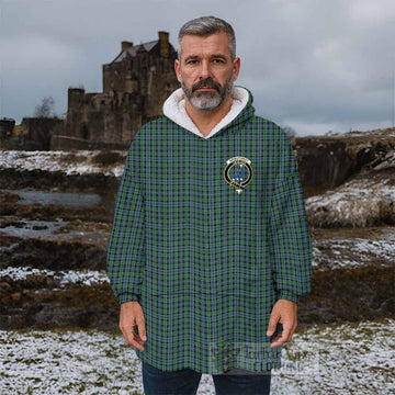 Arbuthnot Tartan Wearable Blanket with Family Crest - Tartan Vibes Clothing