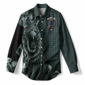 Arbuthnot Tartan Women Casual Shirt Roaring Lion Heritage