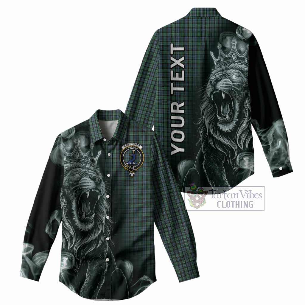 Arbuthnot Tartan Women Casual Shirt Roaring Lion Heritage