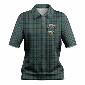 Arbuthnot Tartan Women’s Polo Sweater Top with Family Crest
