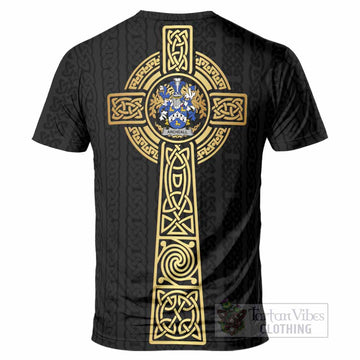 Archdall Irish Coat of Arms T-Shirt with Celtic Tree of Life Inspired
