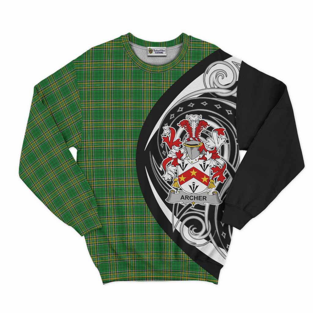 Tartan Vibes Clothing Archer Irish Clan Sweatshirt Celtic Circle Style