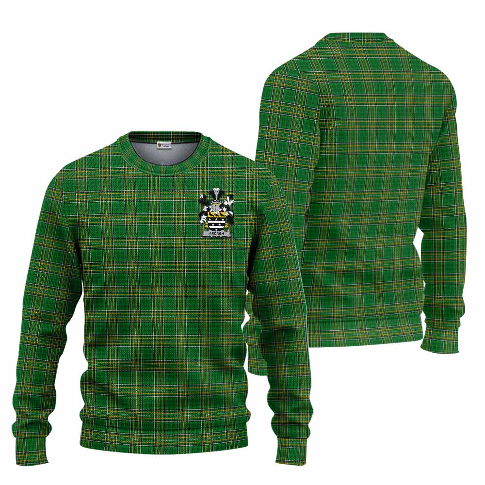 Ardagh Irish Clan Tartan Knitted Sweater with Coat of Arms Unisex - Tartan Vibes Clothing