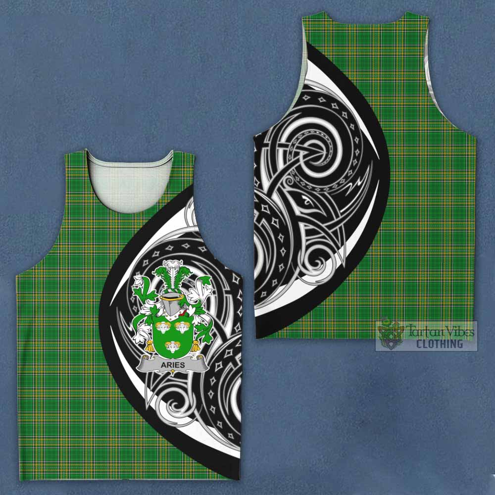 Tartan Vibes Clothing Aries Irish Clan Men's Tank Top Celtic Circle Style