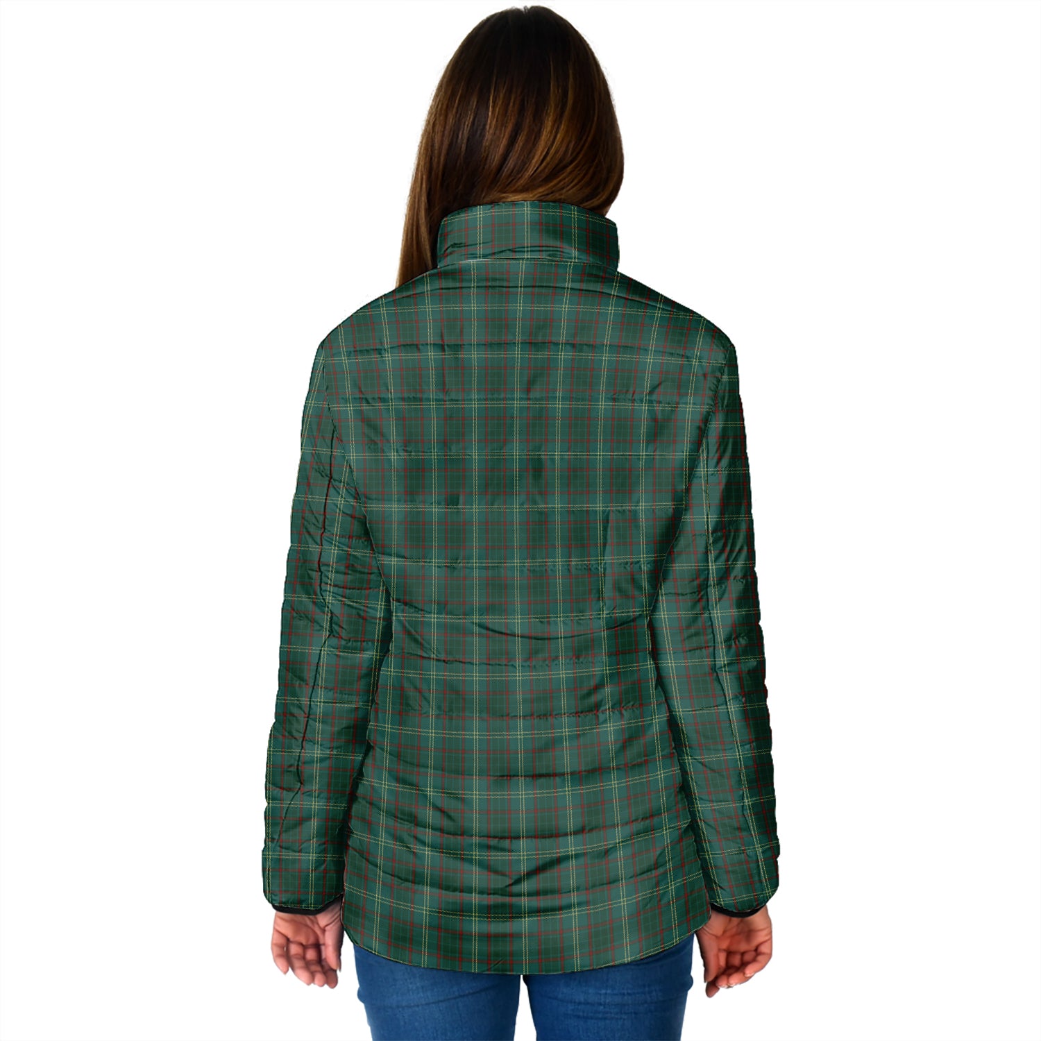 Armagh County Ireland Tartan Padded Jacket - Tartan Vibes Clothing