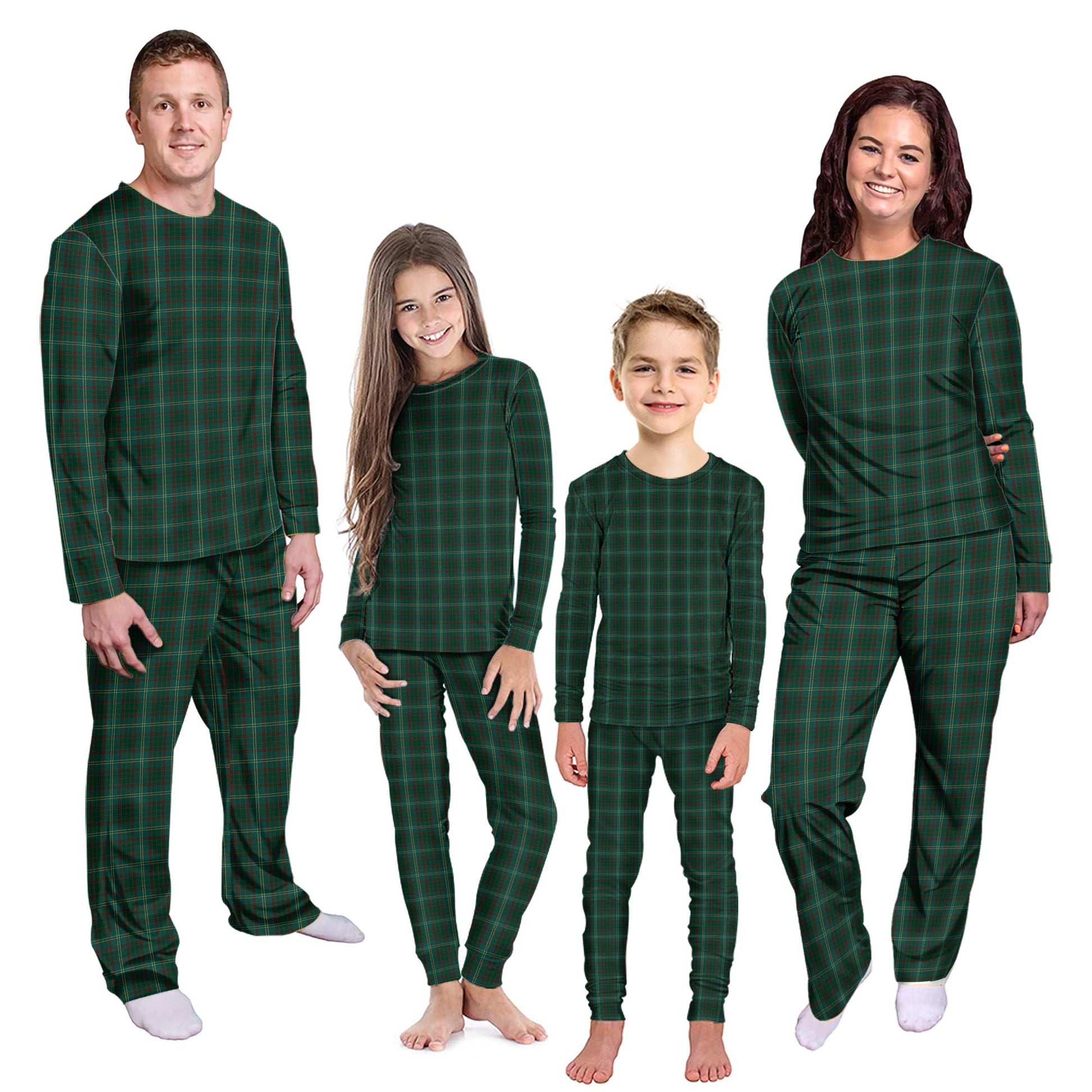 Armagh County Ireland Tartan Pajamas Family Set - Tartanvibesclothing