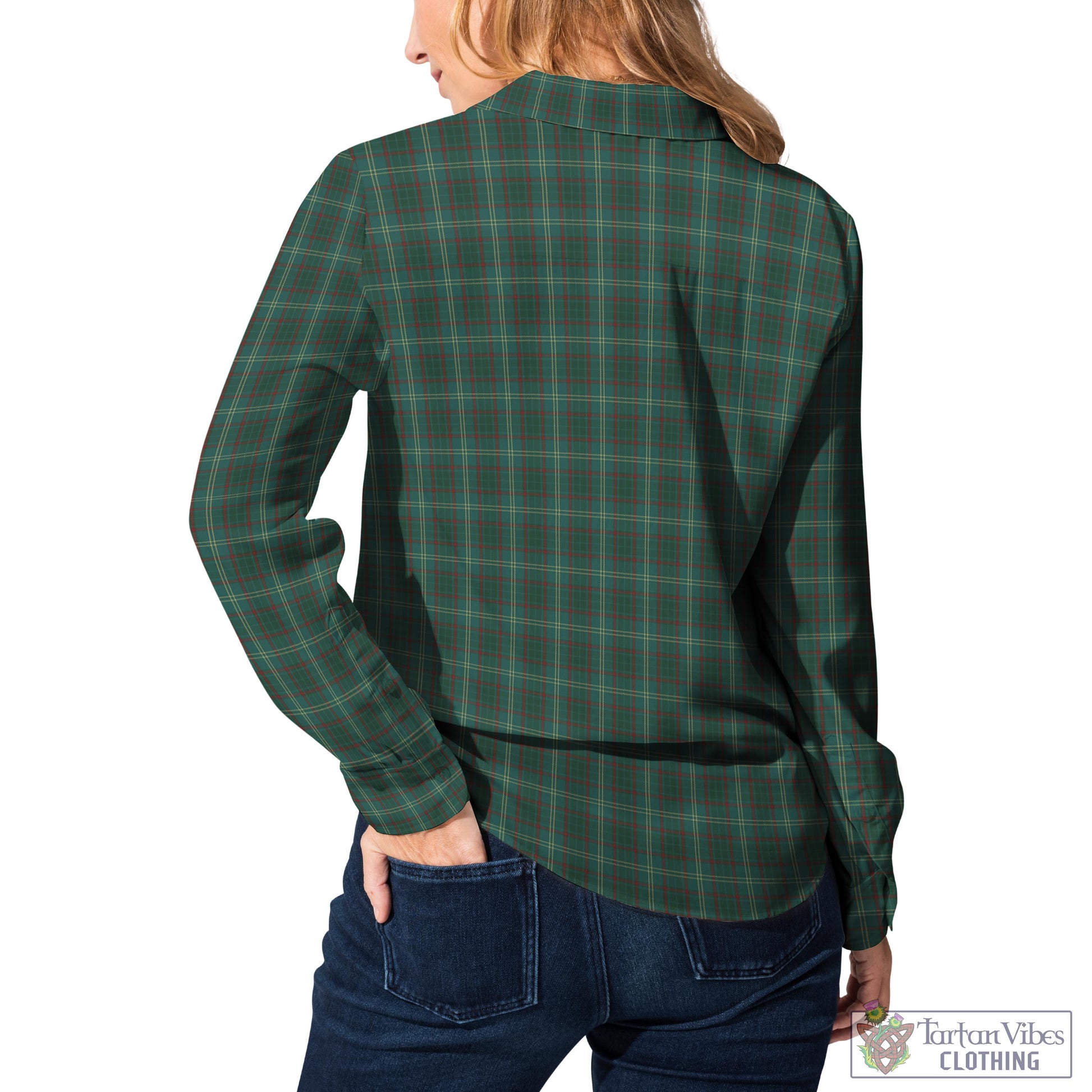 Armagh County Ireland Tartan Womens Casual Shirt