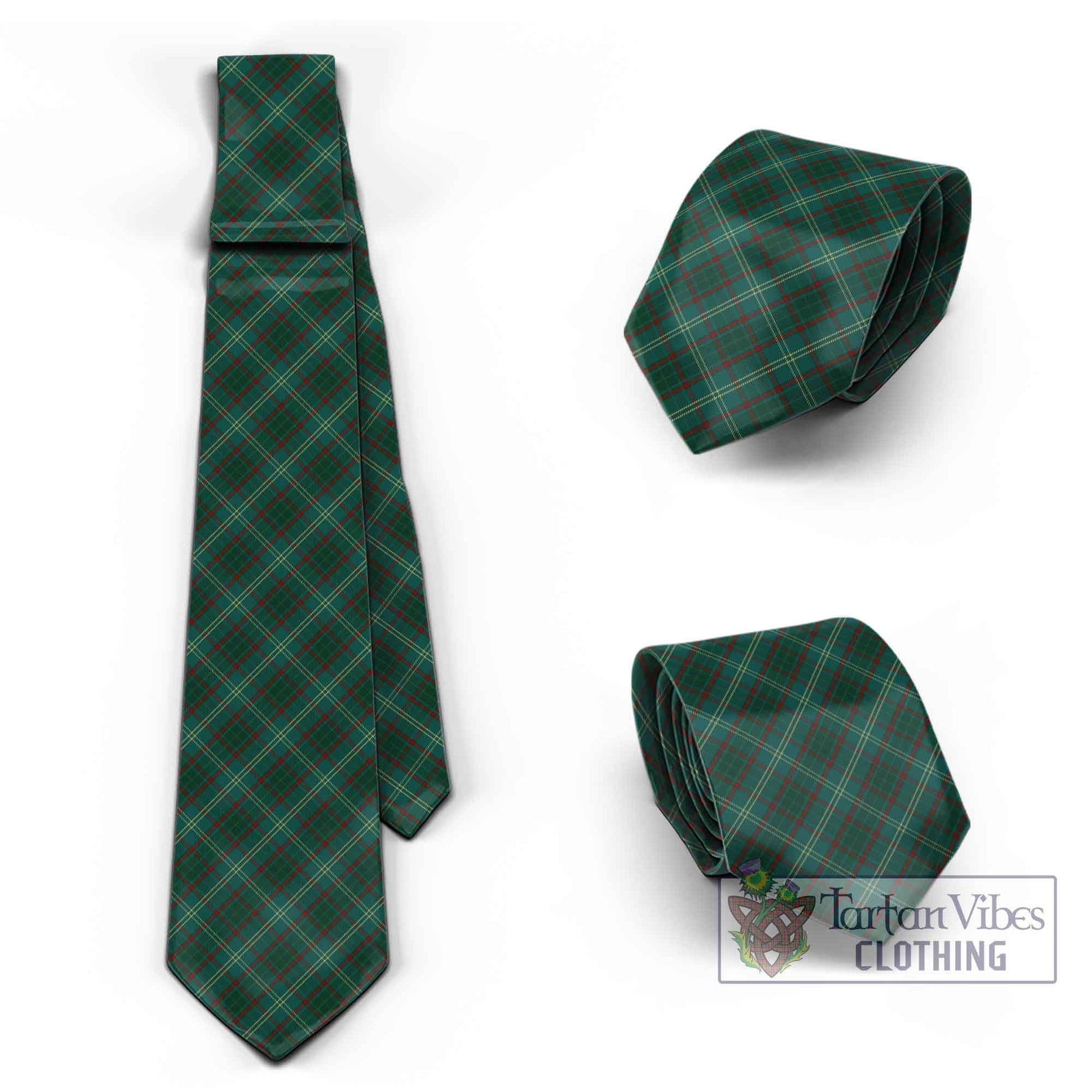 Tartan Vibes Clothing Armagh County Ireland Tartan Classic Necktie Cross Style