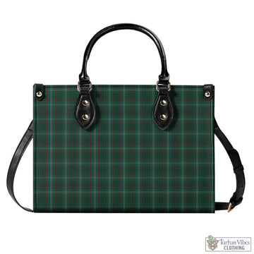 Armagh County Ireland Tartan Luxury Leather Handbags