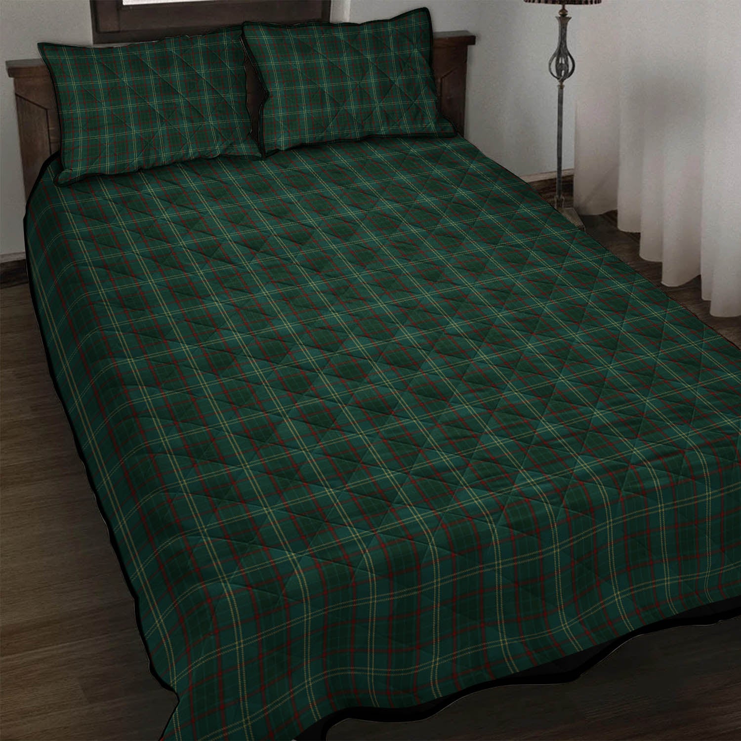 Armagh County Ireland Tartan Quilt Bed Set - Tartan Vibes Clothing