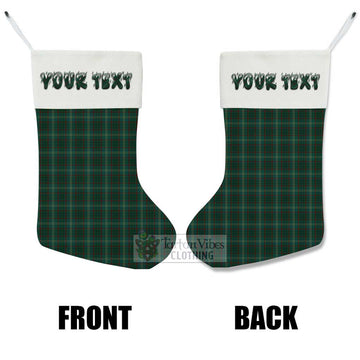 Armagh County Ireland Tartan Christmas Stocking with Personalized Text - Tartan Vibes Clothing