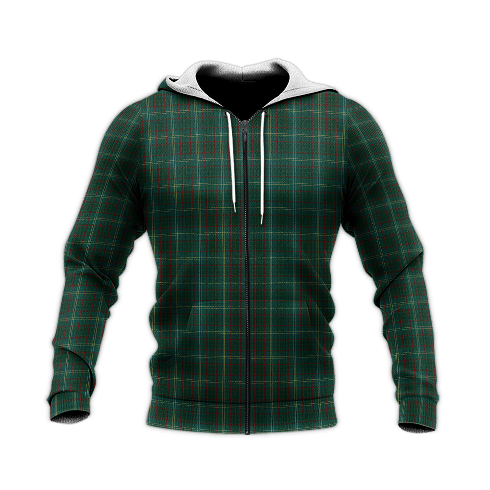 Armagh County Ireland Tartan Knitted Hoodie - Tartan Vibes Clothing